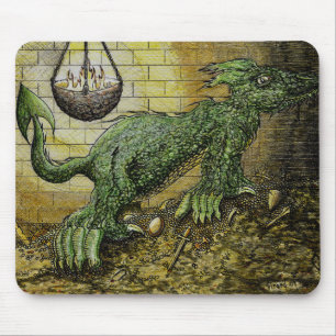 Mousepad Guardião do Dragão Verde