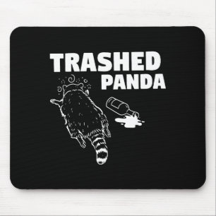 Mousepad Guaxinim Bêbado Guaxinim Engraçado Amante de Anima