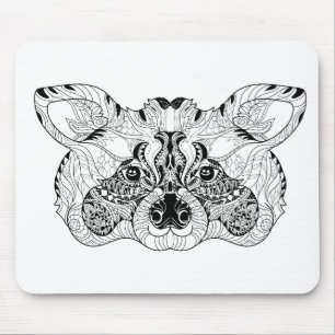 Mousepad Guaxinim inspirado