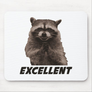 Mousepad Guaxinim mau excelente do traço