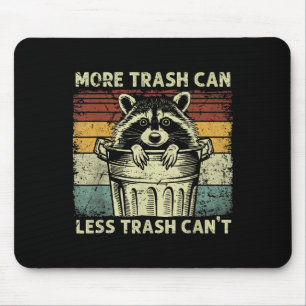 Mousepad Guaxinim Panda Lixo É Chamado Lixeira Não Lixo Não