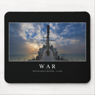 Mousepad Guerra: Citações inspiradas 2