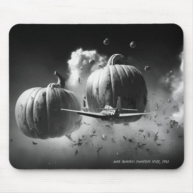 Mousepad Guerra Contra A Pumpkin Spice (Frente)