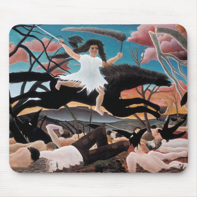 Mousepad Guerra, Henri Rousseau, 1894 (Frente)