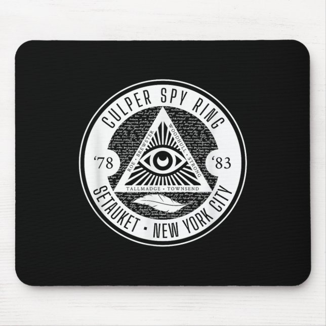 Mousepad Guerra Revolucionária do Anel de Espionagem Culper (Frente)