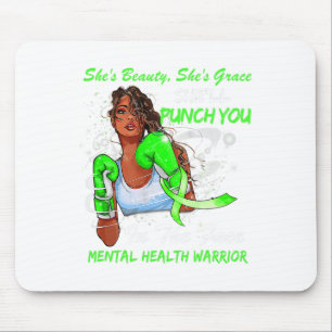 Mousepad Guerreira da Saúde Ela vai picar sua mulher negra