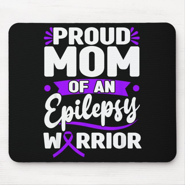 Mousepad Guerreira de Apoio à Epilepsia Mês de Conscientiza (Frente)