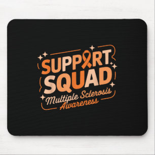 Mousepad Guerreira de Esclerose Múltipla Equipe de Apoio Co