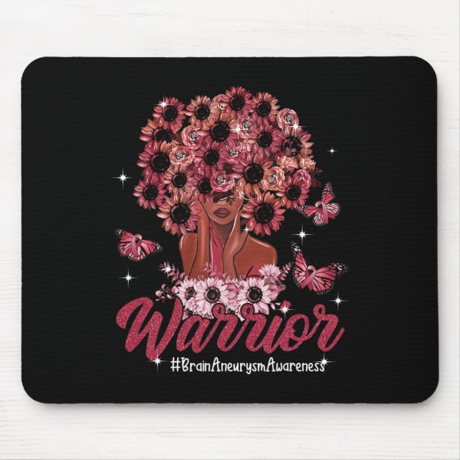 Mousepad Guerreiras Negros Cabelo de Girassol Aneurismo (Frente)