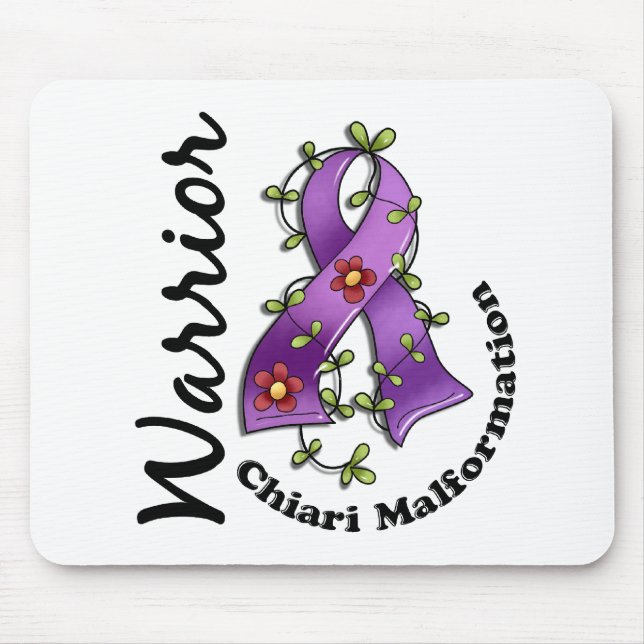 Mousepad Guerreiro 15 da malformação de Chiari (Frente)