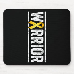 Mousepad Guerreiro Cancer infantil - Ouro pediátrico preven
