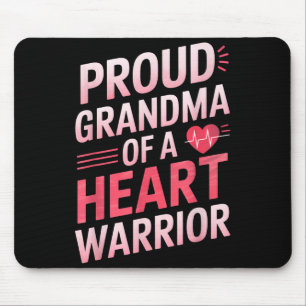 Mousepad Guerreiro Conscientização Chd Doença Cardíaca Guer