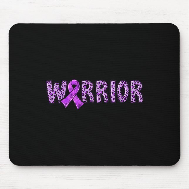 Mousepad Guerreiro da Conscientização sobre Overdose Faixa  (Frente)