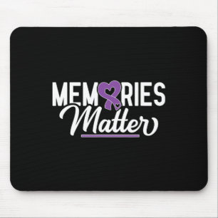 Mousepad Guerreiro da Demência Laço Roxo Problema Memórias