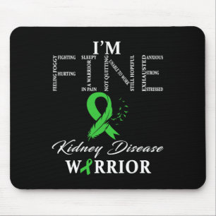 Mousepad Guerreiro da Doença Estou bem