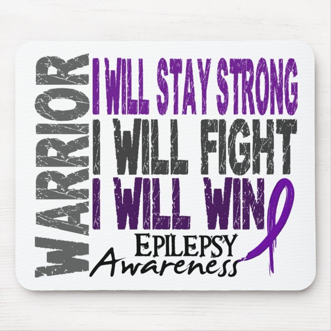 Mousepad Guerreiro da epilepsia (Frente)