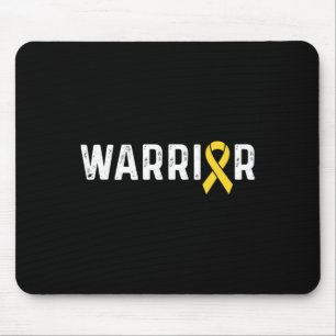 Mousepad Guerreiro da Fita de Conscientização do Câncer Inf