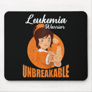 Mousepad Guerreiro da Leucemia Awarenes para Canceres Sangu