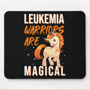 Mousepad Guerreiro da Leucemia Monge Laranja-Unicórnio