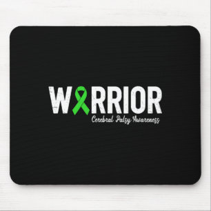 Mousepad guerreiro da paralisia cerebral cp laço verde cons
