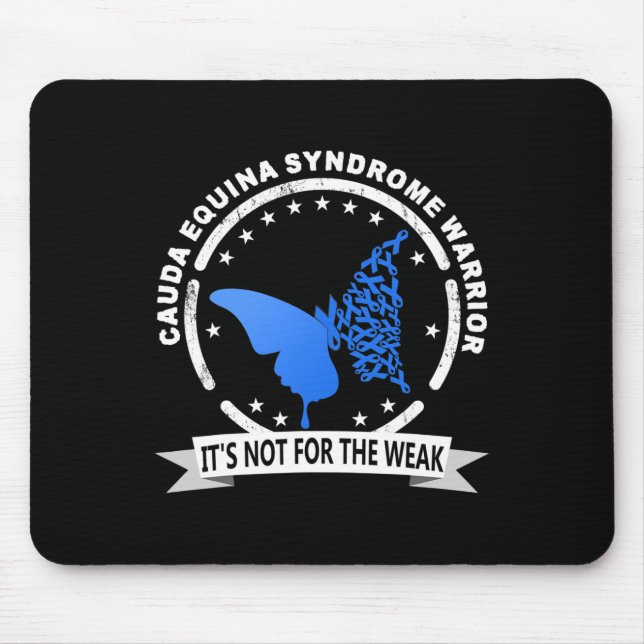 Mousepad Guerreiro da Síndrome da Cauda Equina 1  (Frente)