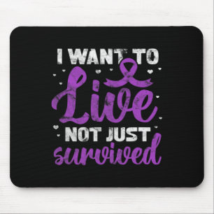Mousepad Guerreiro De Fibromialgia Eu Quero Viver Não Apena