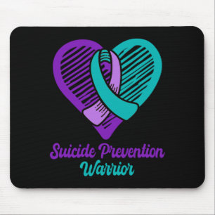 Mousepad Guerreiro de prevenção ao suicídio masculino roupa