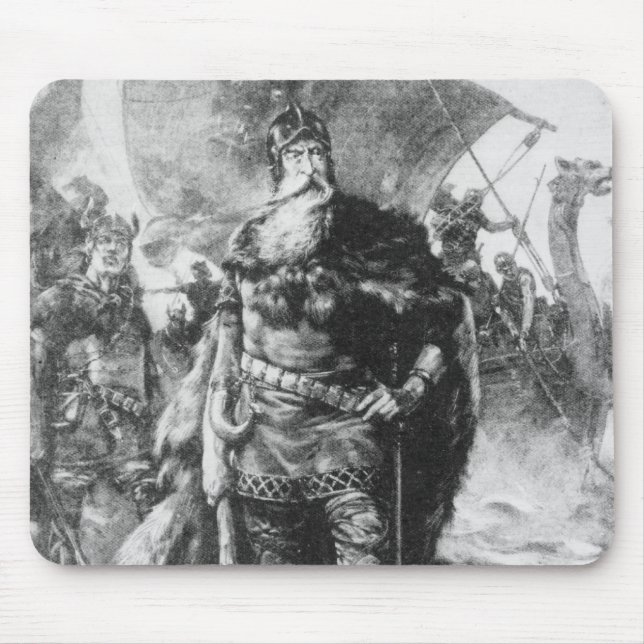 Mousepad Guerreiro de Viking (Frente)