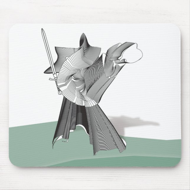 Mousepad Guerreiro digital (Frente)