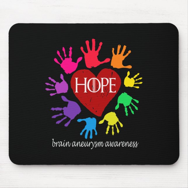 Mousepad Guerreiro do Aneurismo Cerebral1 (Frente)