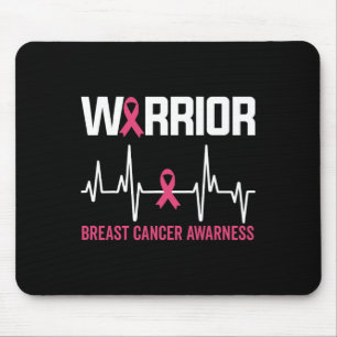 Mousepad Guerreiro do Cancer da Mama Alavanca de Fita Rosa