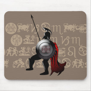 Mousepad Guerreiro espartano antigo
