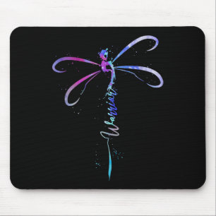 Mousepad Guerreiro Libélula Ponto e Vírgula Prevenção do Su