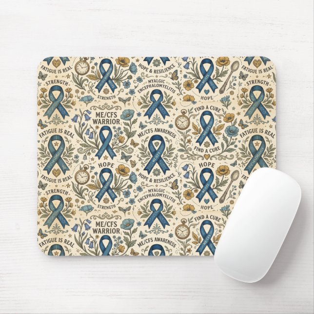Mousepad Guerreiro ME/SFC de Fadiga Crônica (Com mouse)