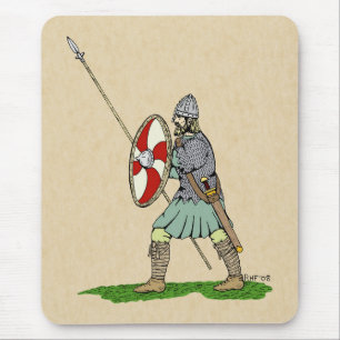 Mousepad Guerreiro Medieval Inglês/Saxão