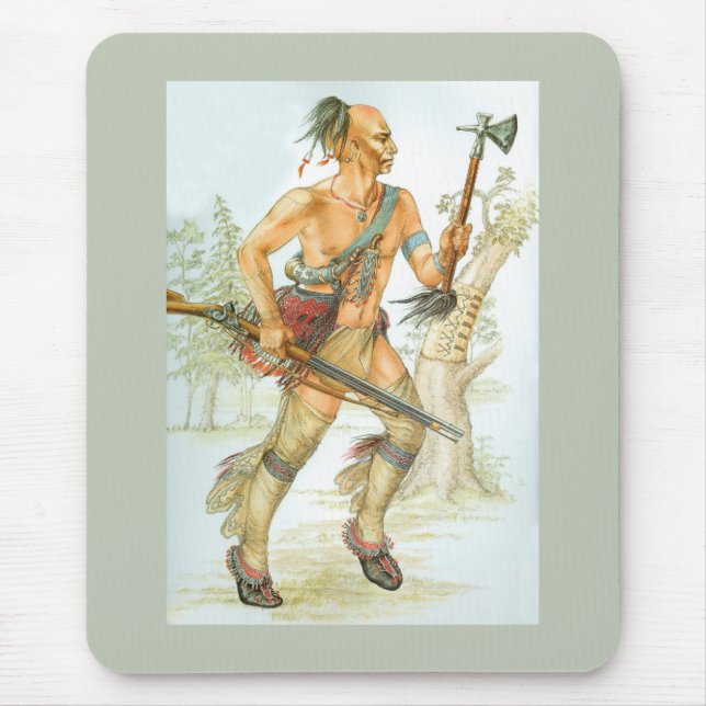 Mousepad guerreiro Mohawk (Frente)