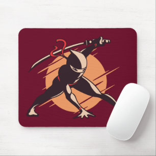 Mousepad Guerreiro Ninja Super - Design de Desenho Infantil