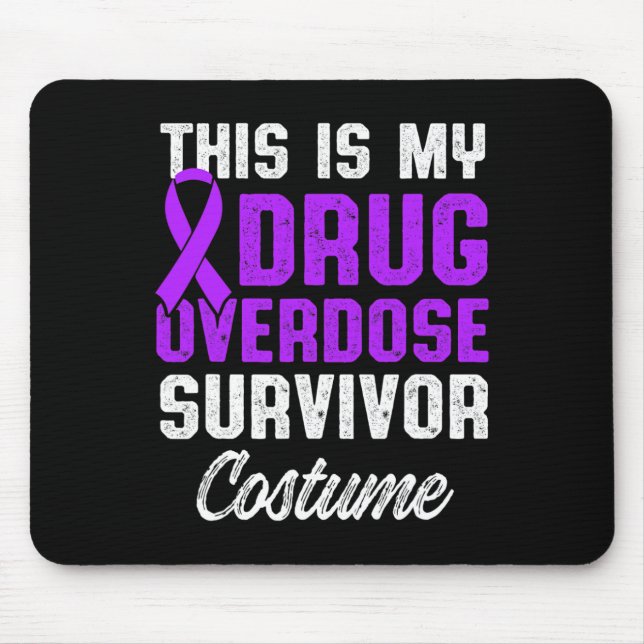 Mousepad Guerreiro Sobrevivente à Superdose de Droga &#   (Frente)