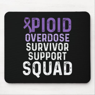 Mousepad Guerreiro Sobrevivente Consciente de Sobredose de