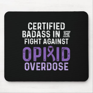Mousepad Guerreiro Sobrevivente Consciente de Sobredose de