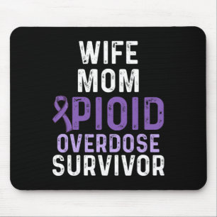 Mousepad Guerreiro Sobrevivente Consciente de Sobredose de