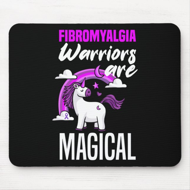 Mousepad Guerreiros de Fibromialgia São Fibromia Magia Unic (Frente)