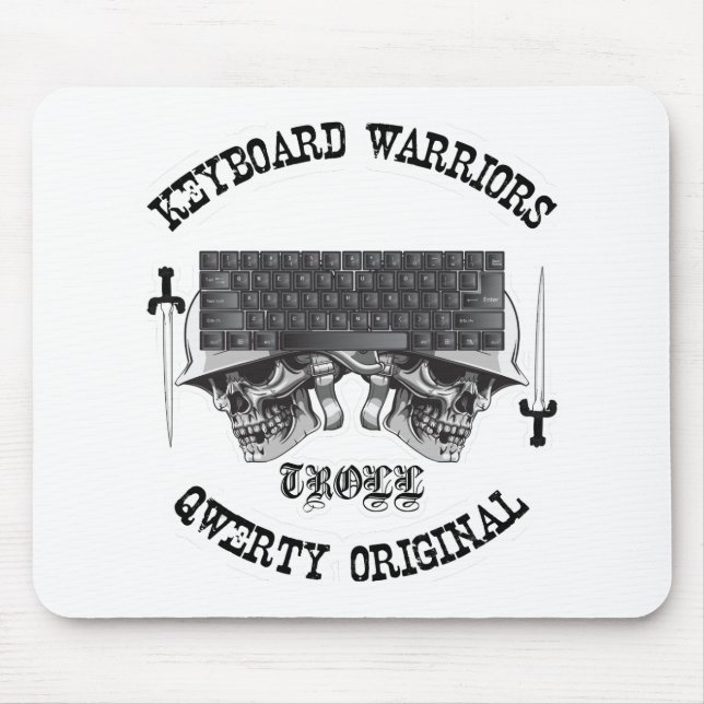 Mousepad Guerreiros de teclado - TROLL (Frente)
