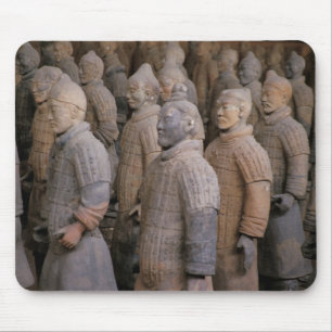 Mousepad guerreiros de terracota no túmulo do Imperador Qin