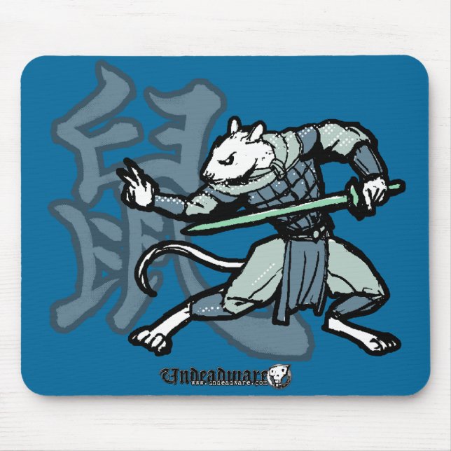 Mousepad Guerreiros do zodíaco: Ano do rato (Frente)