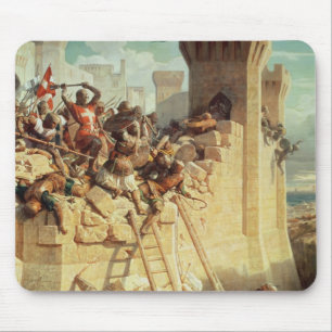 Mousepad Guilherme de Clermont que defende Ptolemais