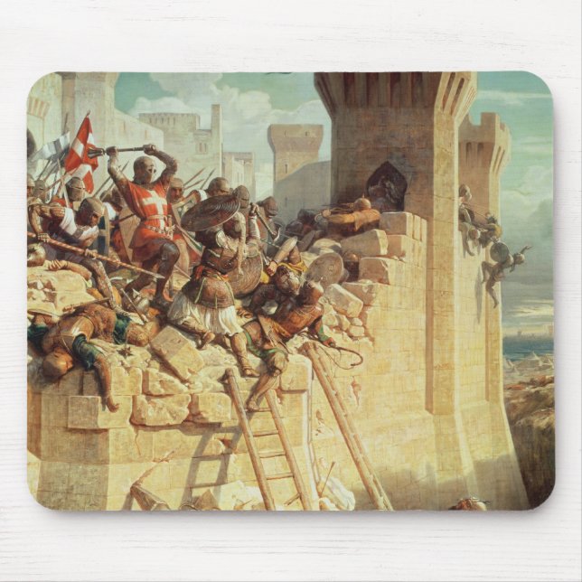 Mousepad Guilherme de Clermont que defende Ptolemais (Frente)