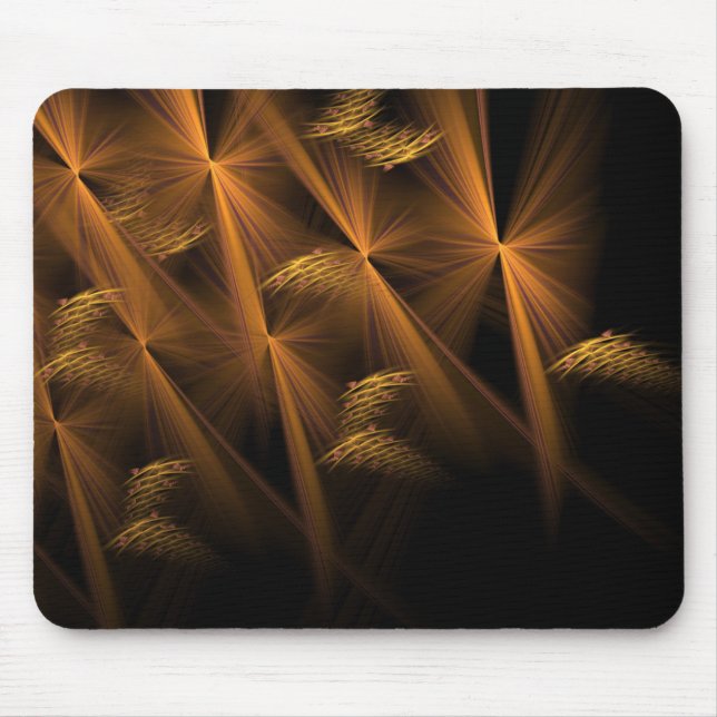 Mousepad Guita de bronze torcida sobre trabalhos de arte (Frente)