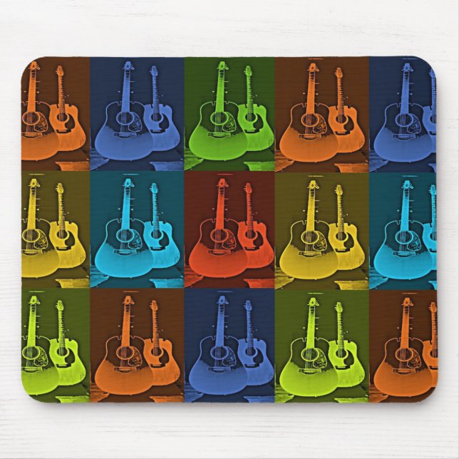 Mousepad Guitar Art (Frente)