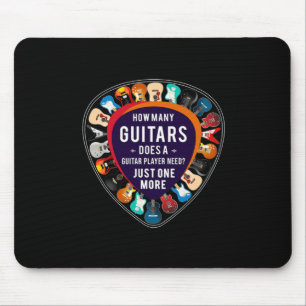 Mousepad Guitarista Quantos Guitaristas Aniversário